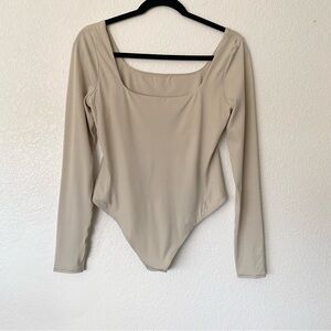 Lululemon Nulu Long Sleeve Bodysuit Bone